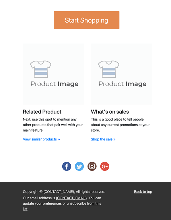 Product showcase Product showcase